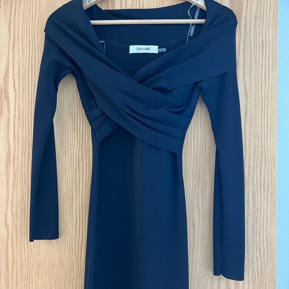 Midi black dress - Picture 3 of 5